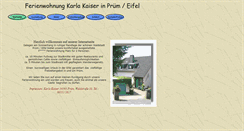 Desktop Screenshot of ferienwohnung-karla-kaiser.de